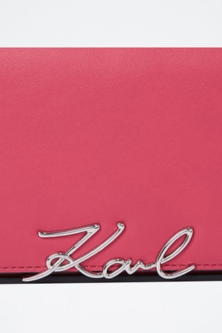 Sac porté épaule en cuir - Rouge