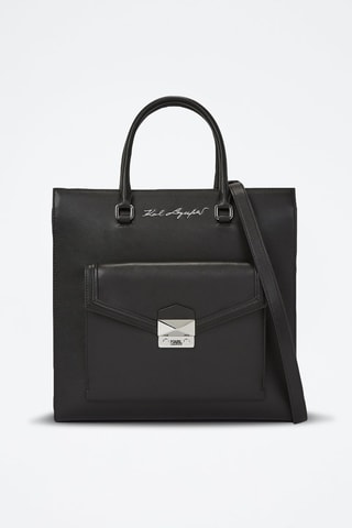 Sac à main en cuir - Noir