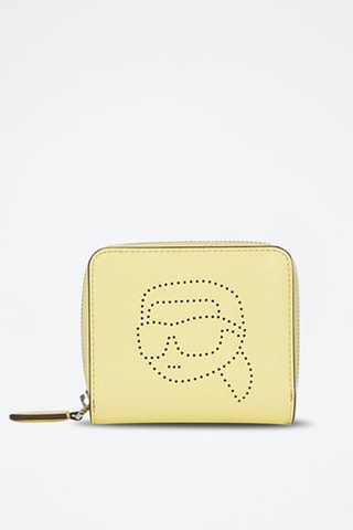 Portefeuille en cuir - Jaune