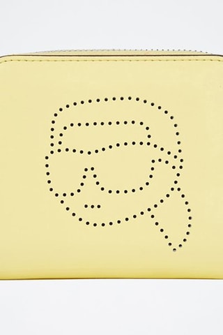 Portefeuille en cuir - Jaune