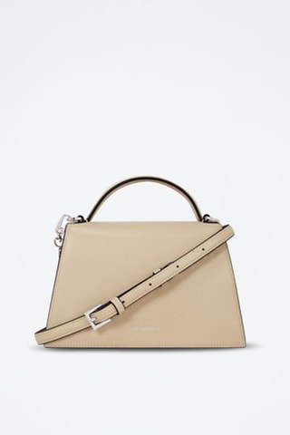 Sac à main en cuir - Beige