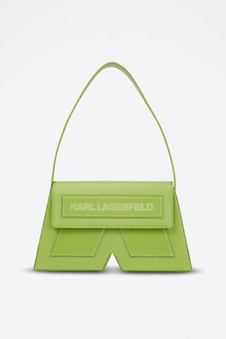 Sac porté épaule en cuir - Vert clair