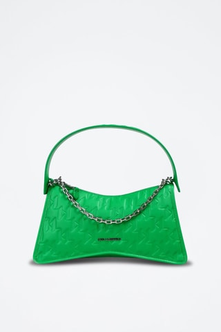 Sac porté épaule en cuir - Vert