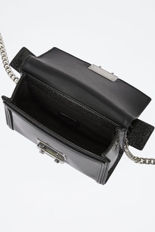 Sac bandoulière - Noir chiné