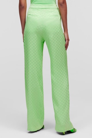Pantalon taille haute - Vert