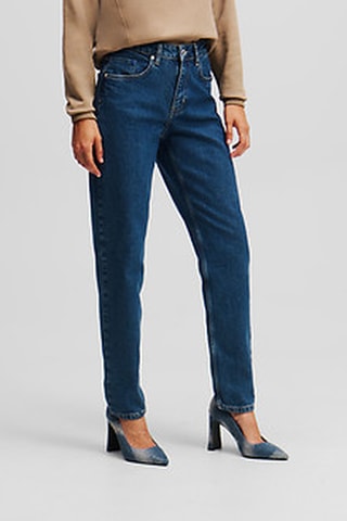 Jean en coton biologique - Bleu marine