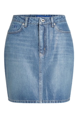 Minijupe en jean - Bleu clair