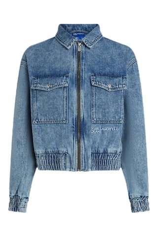 Veste en jean en coton biologique - Bleu