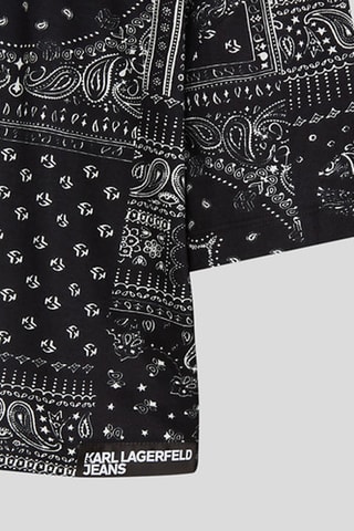 Top en coton biologique - Noir et blanc