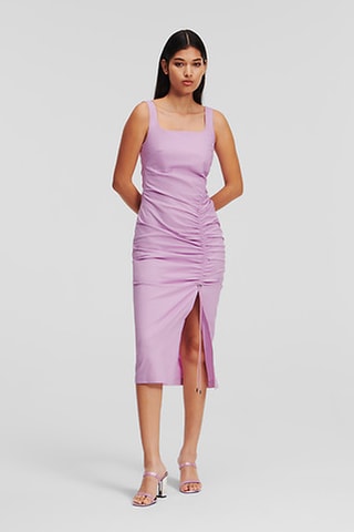 Robe midi - Mauve
