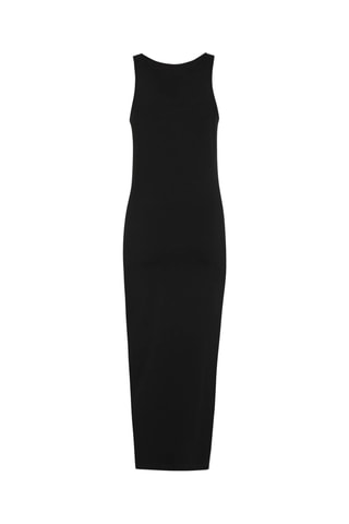 Robe longue en coton biologique - Noir