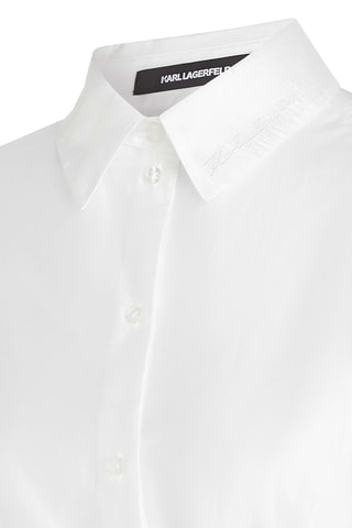 Chemisier noué - Blanc