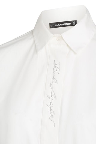 Chemisier en coton biologique - Blanc