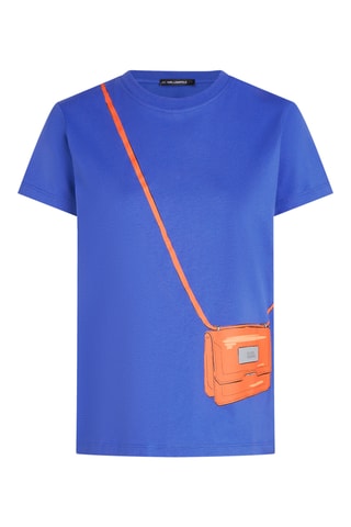 T-shirt en coton biologique - Bleu