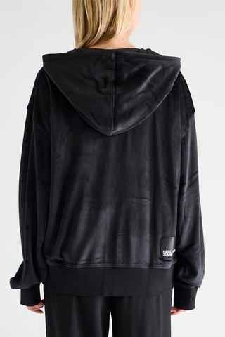 Sweat velours - Noir