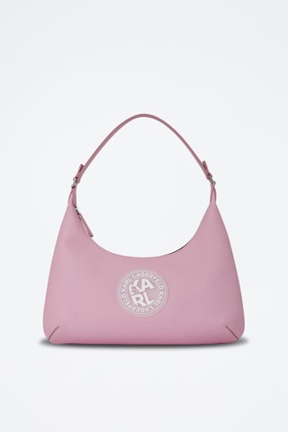 Sac porté épaule en cuir - Rose