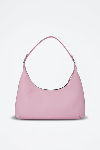 Sac porté épaule en cuir - Rose