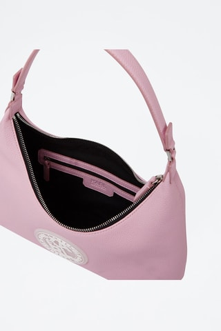 Sac porté épaule en cuir - Rose