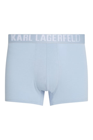 3 boxers en coton biologique - Ciel, blanc et noir