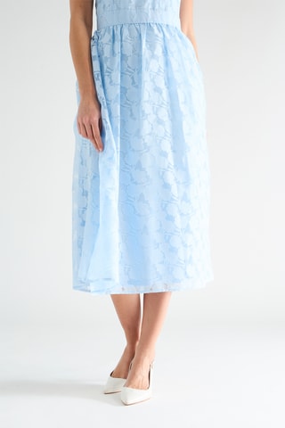 Robe midi sans manches - Ciel