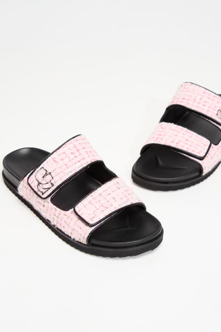 Sandales en cuir - Rose