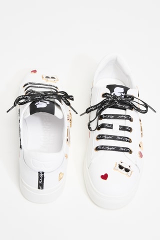 Sneakers en cuir - Blanc