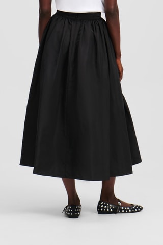 Jupe longue taille haute - Noir