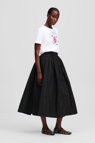 Jupe longue taille haute - Noir