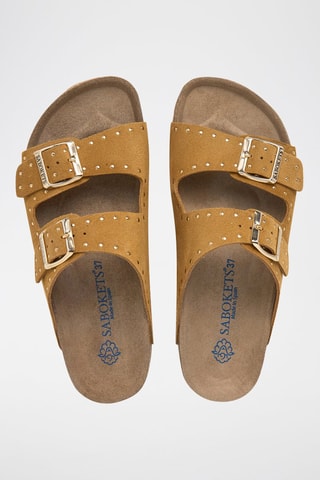 Nubuck Muiltjes - Bruin