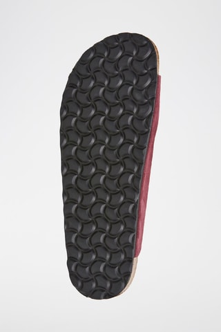 Nubuck Slippers - Bordeauxrood