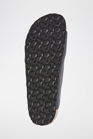 Leren Slippers - Marineblauw