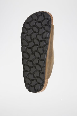 Mules en cuir - Kaki