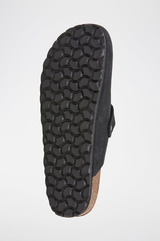 Nubuck Slippers - Zwart