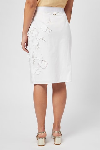 Rechte Rok Hoge Taille Wit - Harmont & Blaine - 