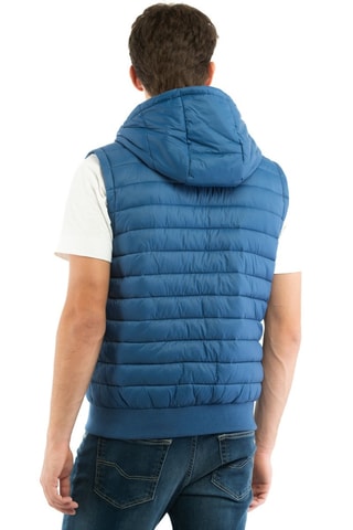 Bodywarmer - Petrolblauw - Blauw en geel