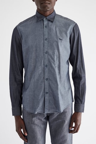 Overhemd - Blauw - Harmont & Blaine - Blauw