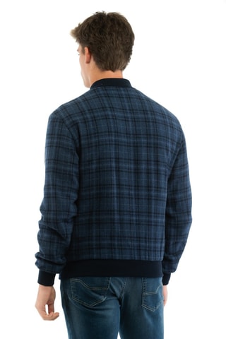 Wollen Bomberjasje - Marineblauw -  en 