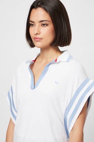 Polo Wit - Harmont & Blaine - Wit, rood en blauw