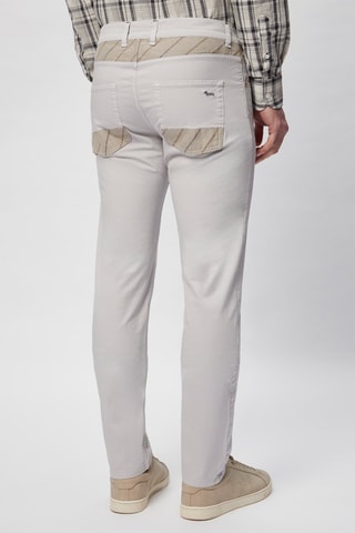 Rechte Jeans Lichtgrijs - Harmont & Blaine - Beige, rood, blauw en grijs