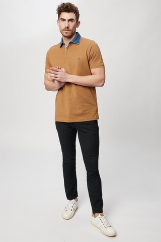 Polo Bruin - Harmont & Blaine Jeans - Blauw en bruin