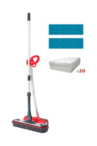 Mopa de vapor inalámbrica Polti Moppy Red - 1500 W