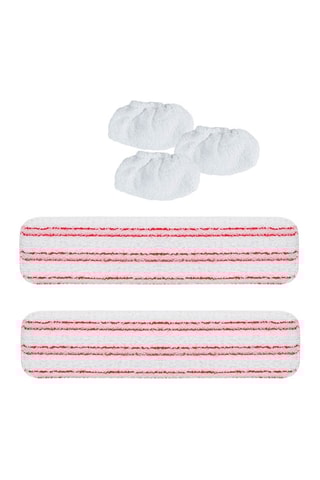 Kit de 2 mopas de microfibra + 3 paños Vaporetto - Serie Pro, Classic