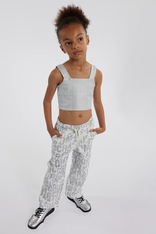 Camisola de alças curta de ganga - Cinzento - Marc Jacobs