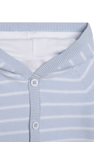 Casaco de malha com capuz Azul-celeste - Completamente lindo