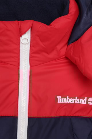 Gewatteerde Jas met Capuchon Rood