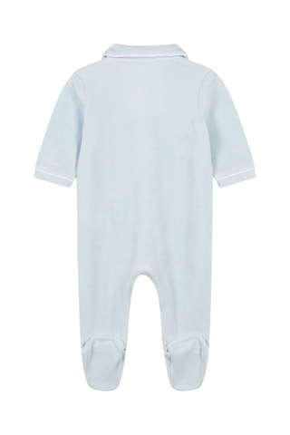 Biologisch Katoenen en Velours Pyjama - Hemelsblauw - Carrément Beau