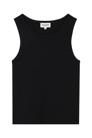 T-shirts e camisolas de alças - Preto e branco - Sonia rykiel