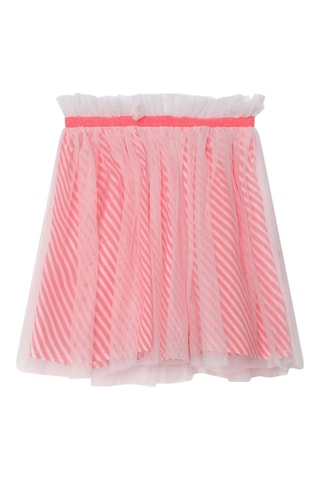 Saia e elástico para cabelo - Rosa