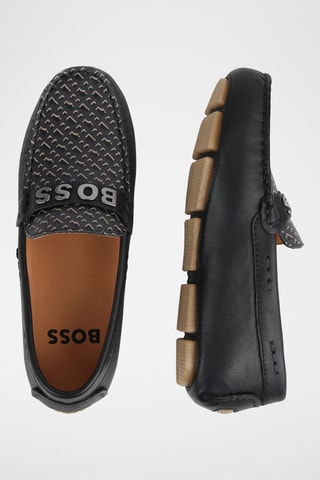 Mocassins em couro - Preto