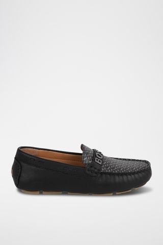 Mocassins em couro - Preto